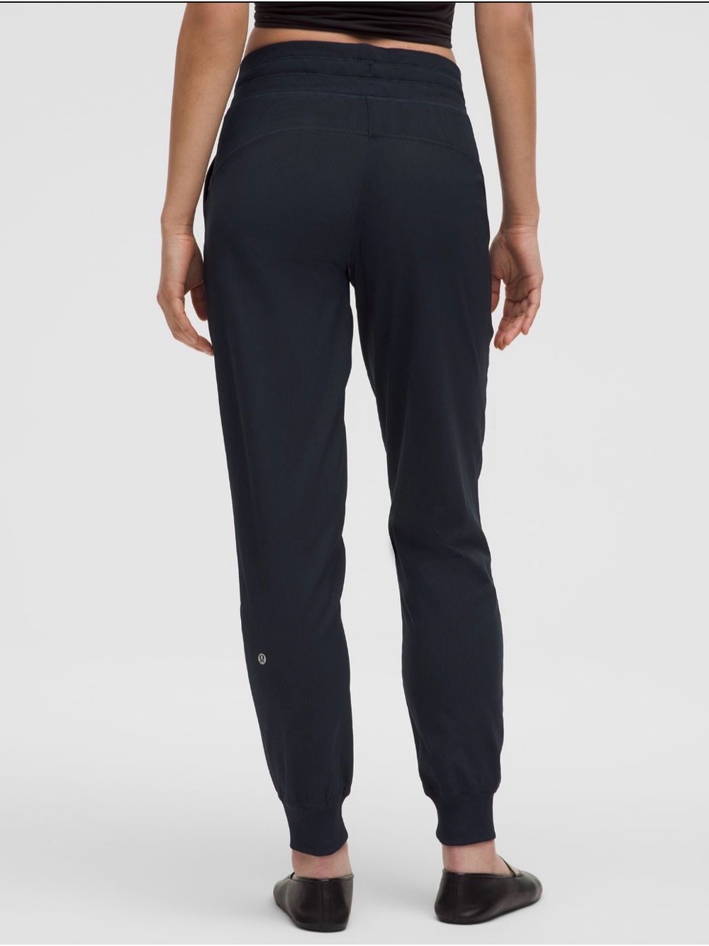 lululemon dance studio joggers in navy blue size 14 dance activewear athletic - Picture 3 of 4